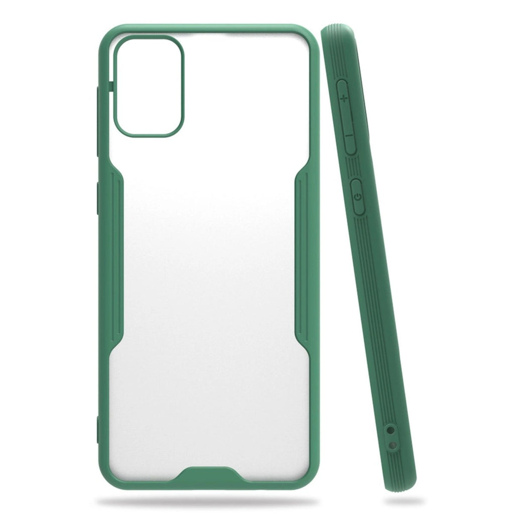 Mey İthalat® Samsung Galaxy M31 Kılıf Platin Silikon - Yeşil