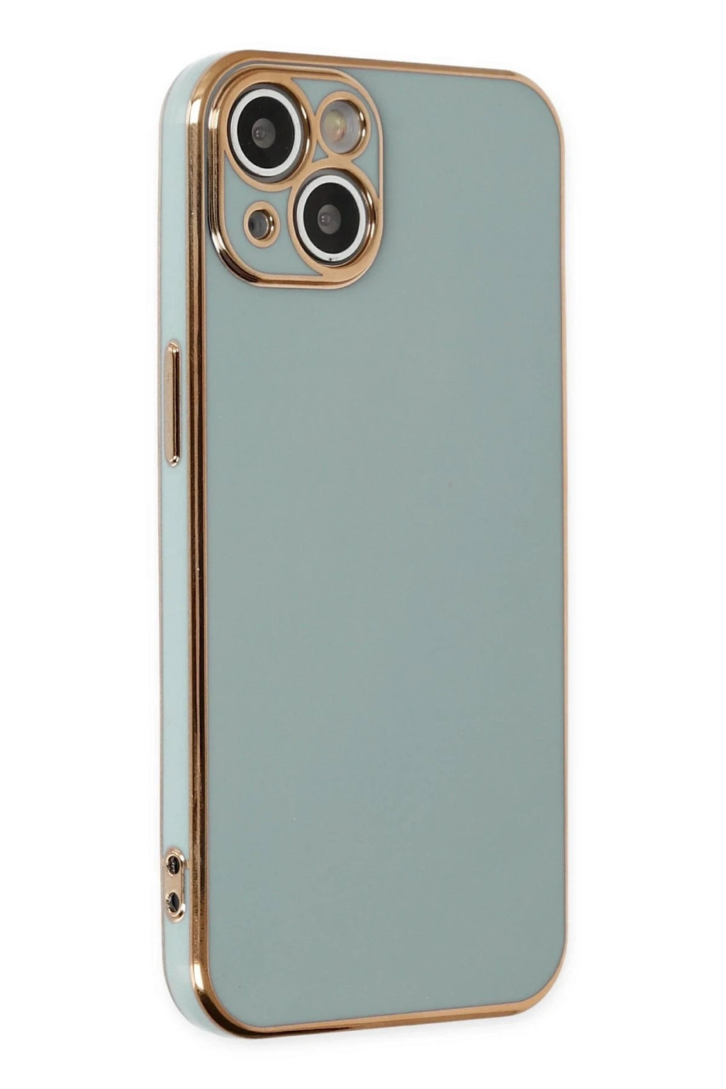 Mey İthalat® iPhone 14 Kılıf Volet Silikon - Açık Yeşil