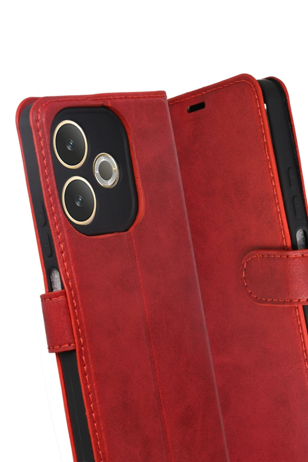 Mey İthalat® A5 Pro 4G Trend S Plus Kapaklı Kılıf - Kırmızı