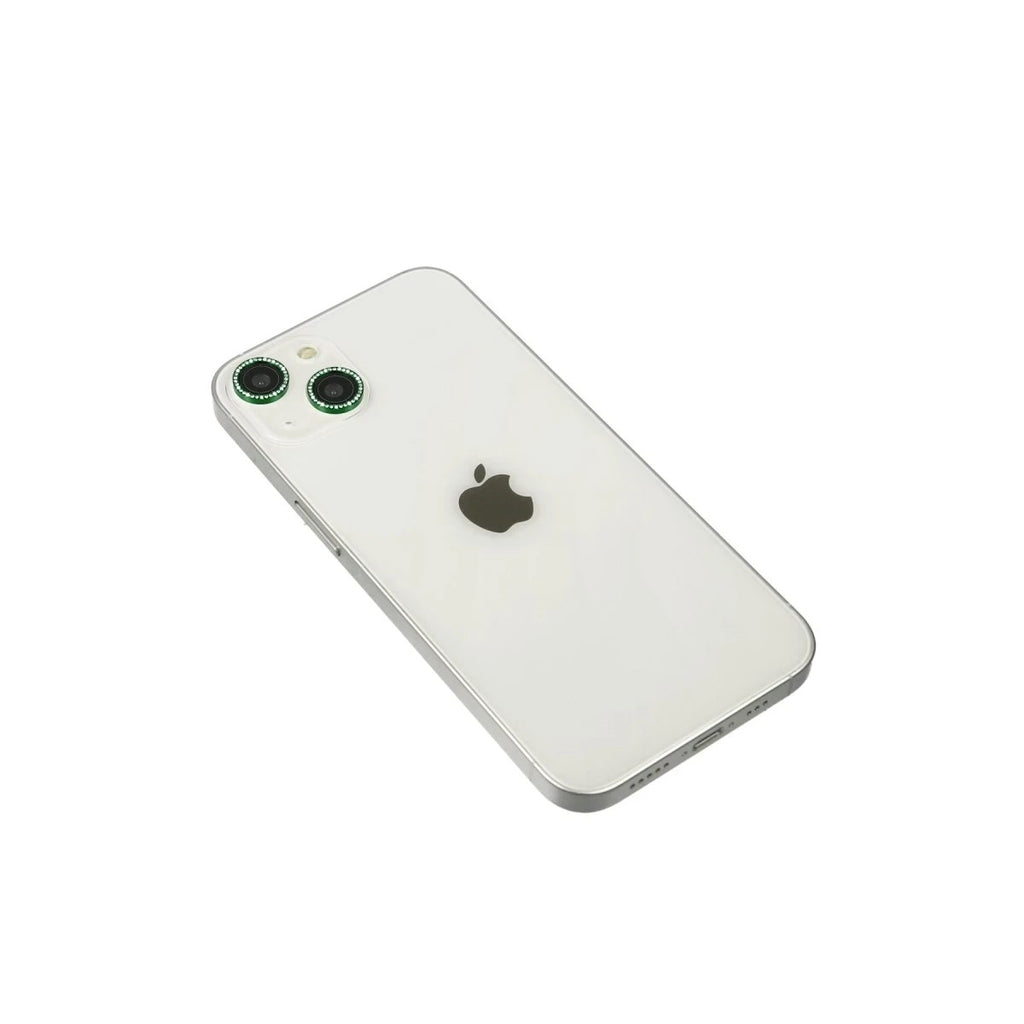 Mey İthalat® iPhone 14 Diamond Kamera Lens - Yeşil