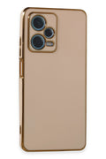 Mey İthalat® Redmi Note 12 Pro Plus Kılıf Volet Silikon - Pembe