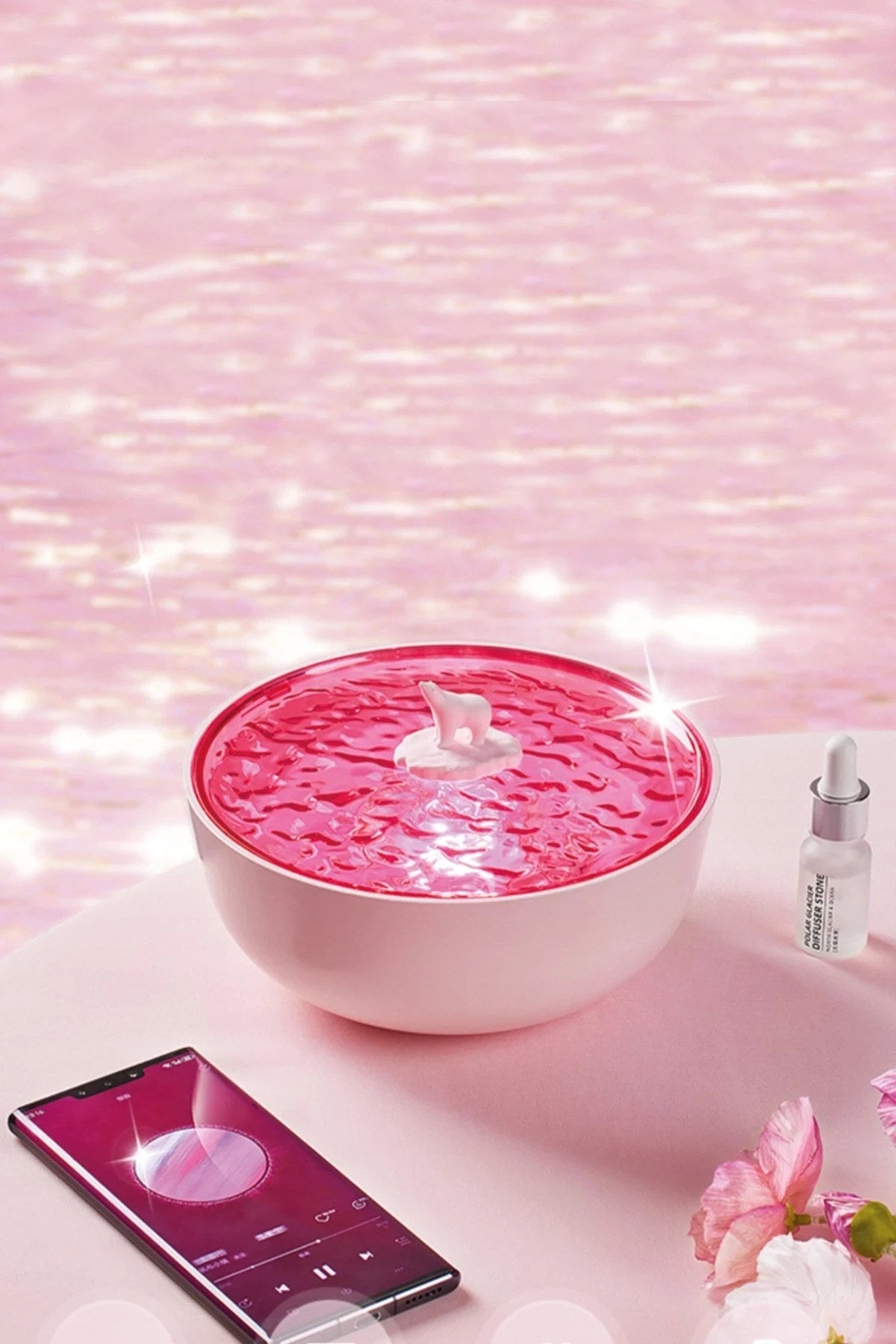 Mey İthalat® Z5 Arktik Okyanus Temalı BT Kablosuz Hoparlör - Pembe
