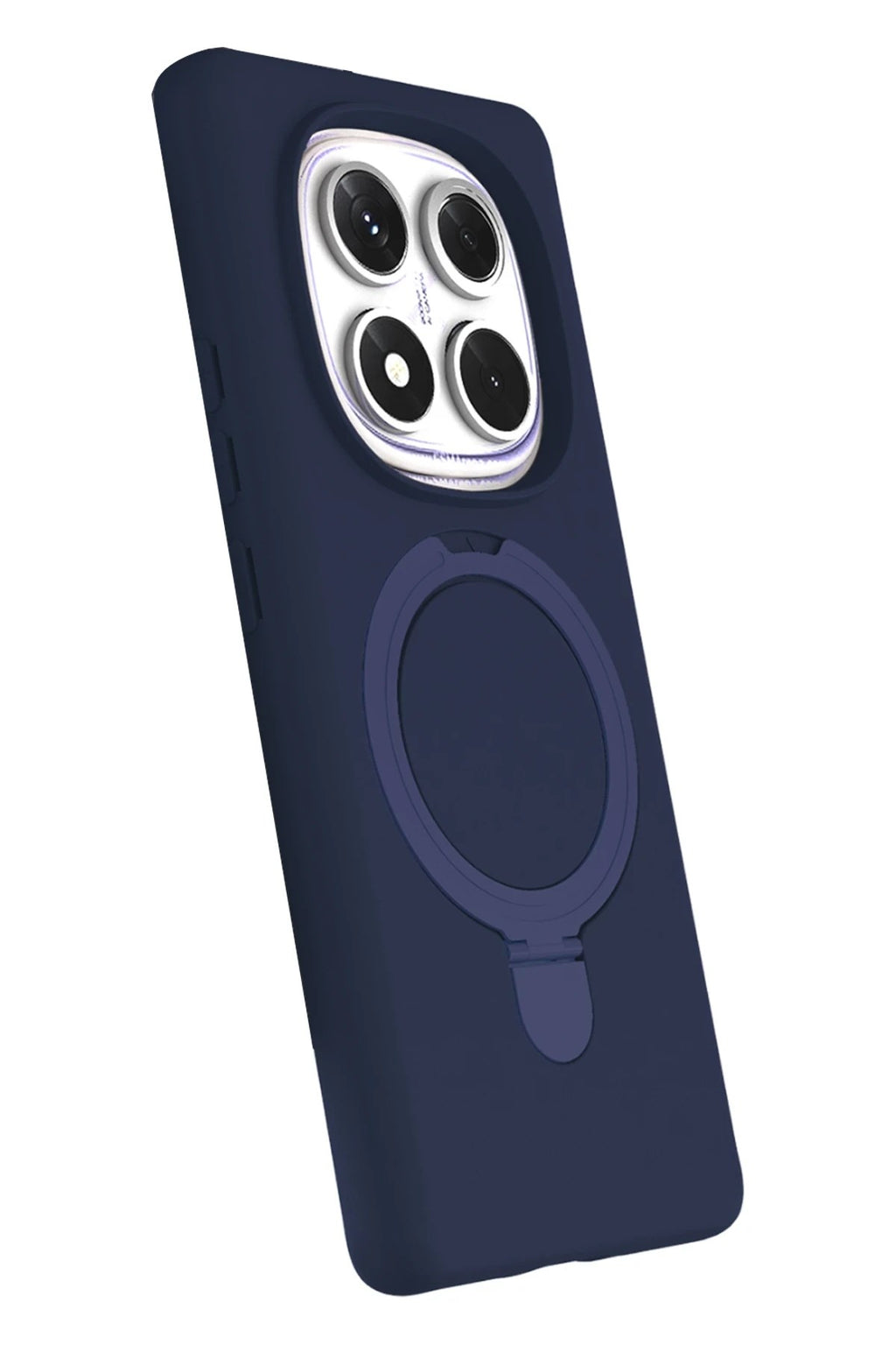 Mey İthalat® Redmi Note 14 Pro 5G Regal Magsafe Standlı Kapak - Lacivert