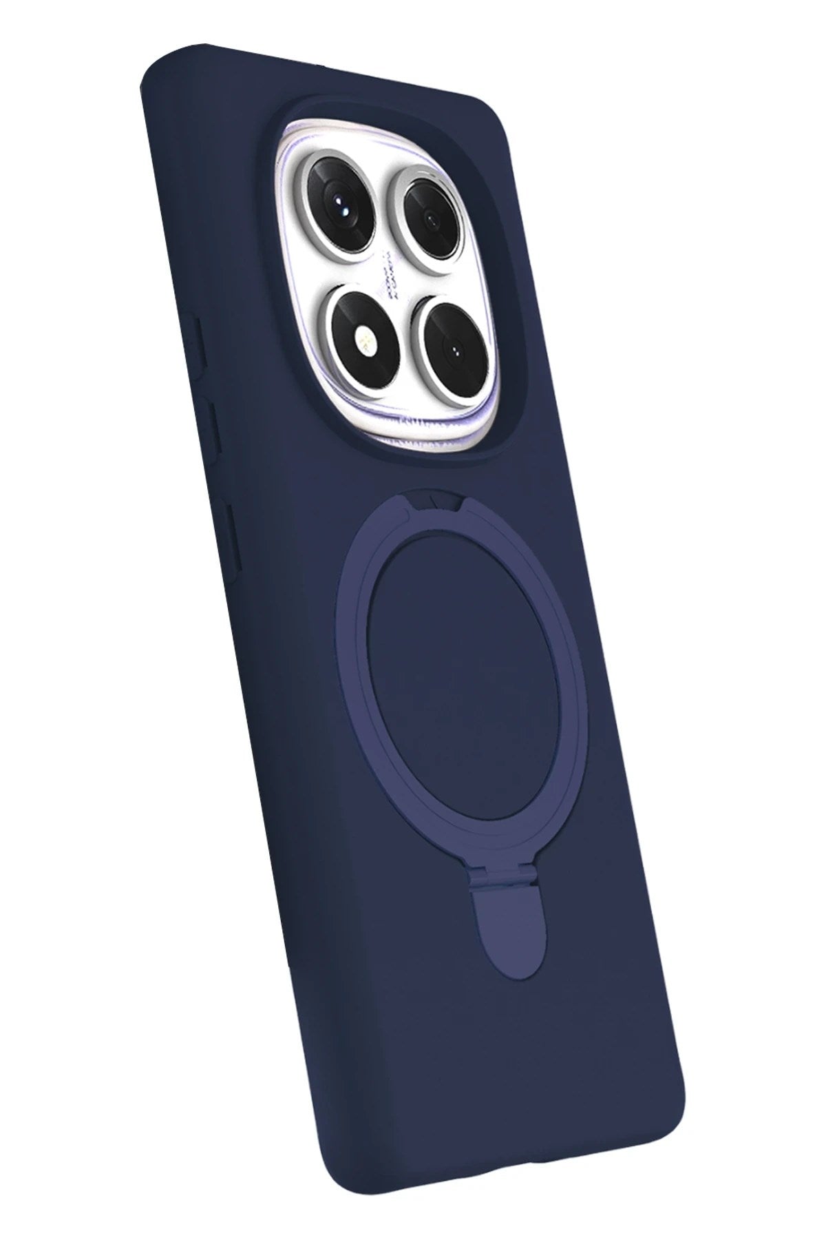 Mey İthalat® Redmi Note 14 Pro 5G Regal Magsafe Standlı Kapak - Lacivert