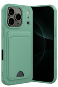 Mey İthalat® iPhone 17 Pro Max Kelvin Kartvizitli Silikon - Açık Yeşil