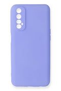 Mey İthalat® Realme 7 Kılıf First Silikon - Lila