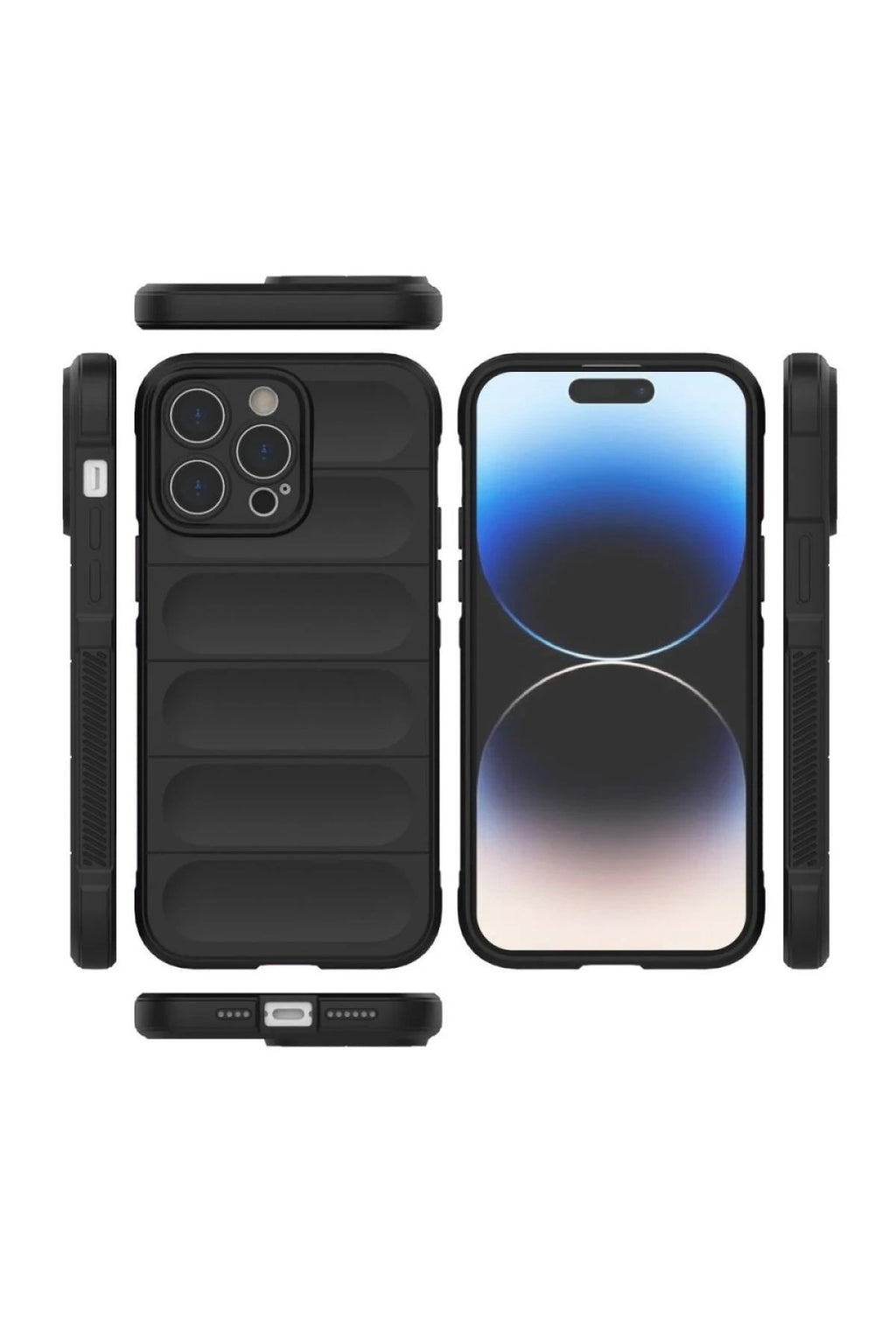 Mey İthalat® iPhone 16 Pro Max Kılıf Optimum Silikon - Siyah