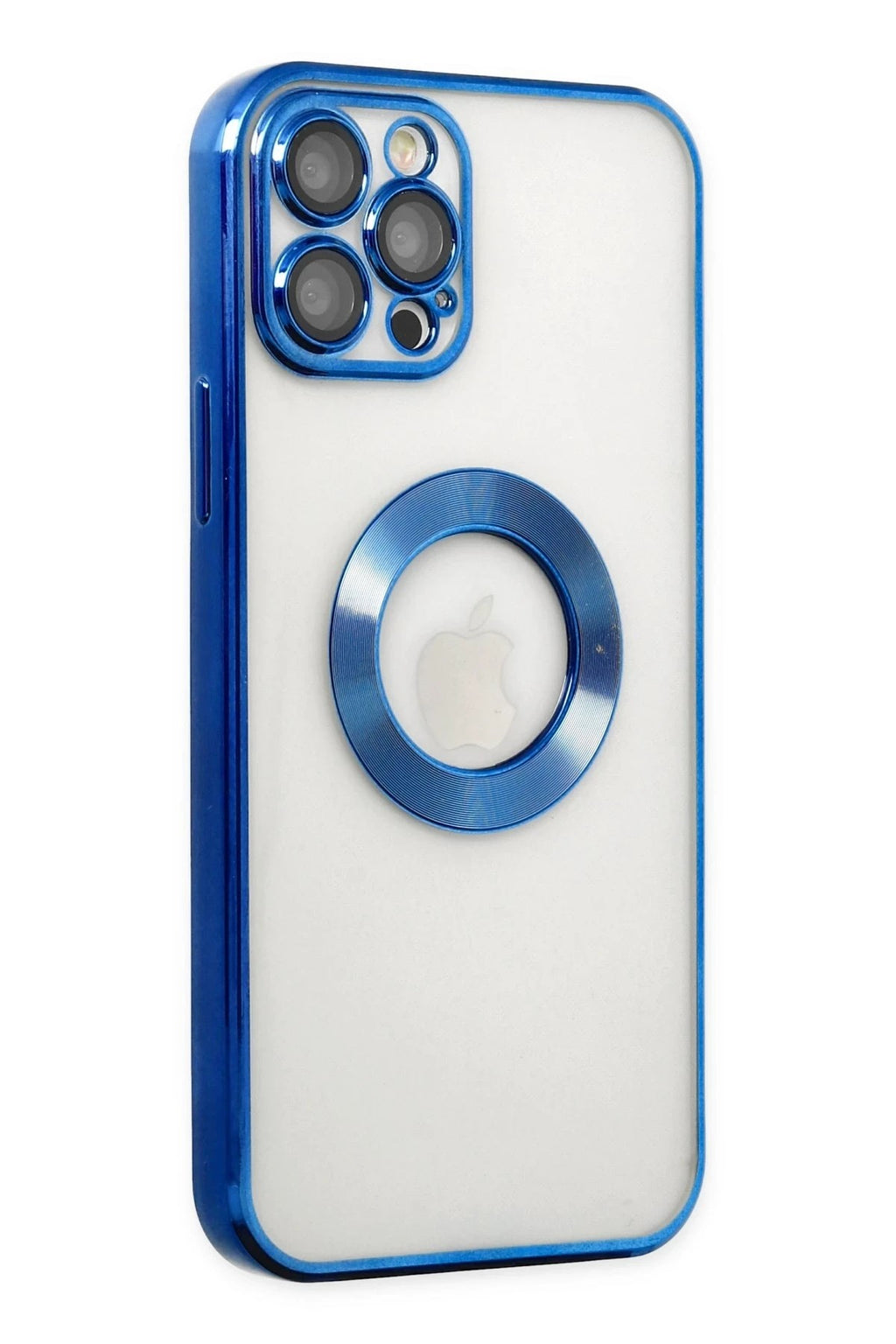 Mey İthalat® iPhone 12 Pro Kılıf Slot Silikon - Mavi