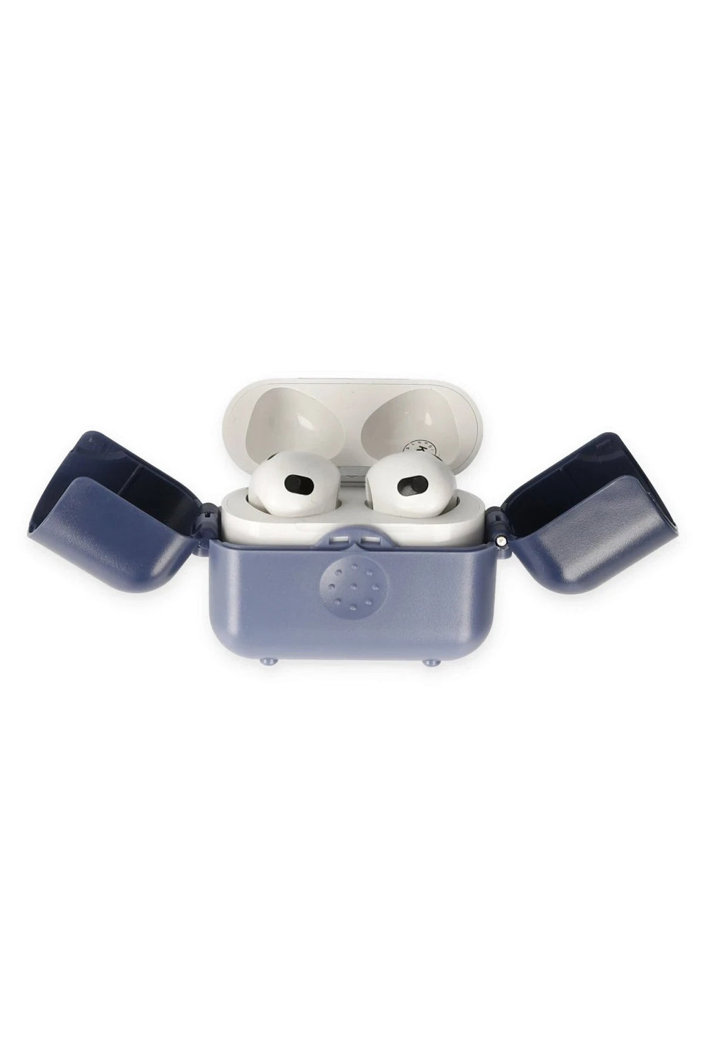 Mey İthalat® Airpods 3 (3.nesil) Basmalı Kılıf - Mavi-Lacivert