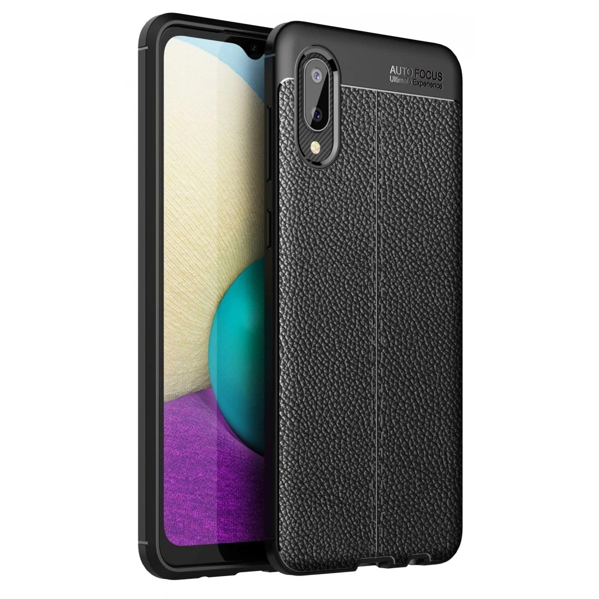 Mey İthalat® Samsung Galaxy A02 Kılıf Auto Focus Kapak - Siyah