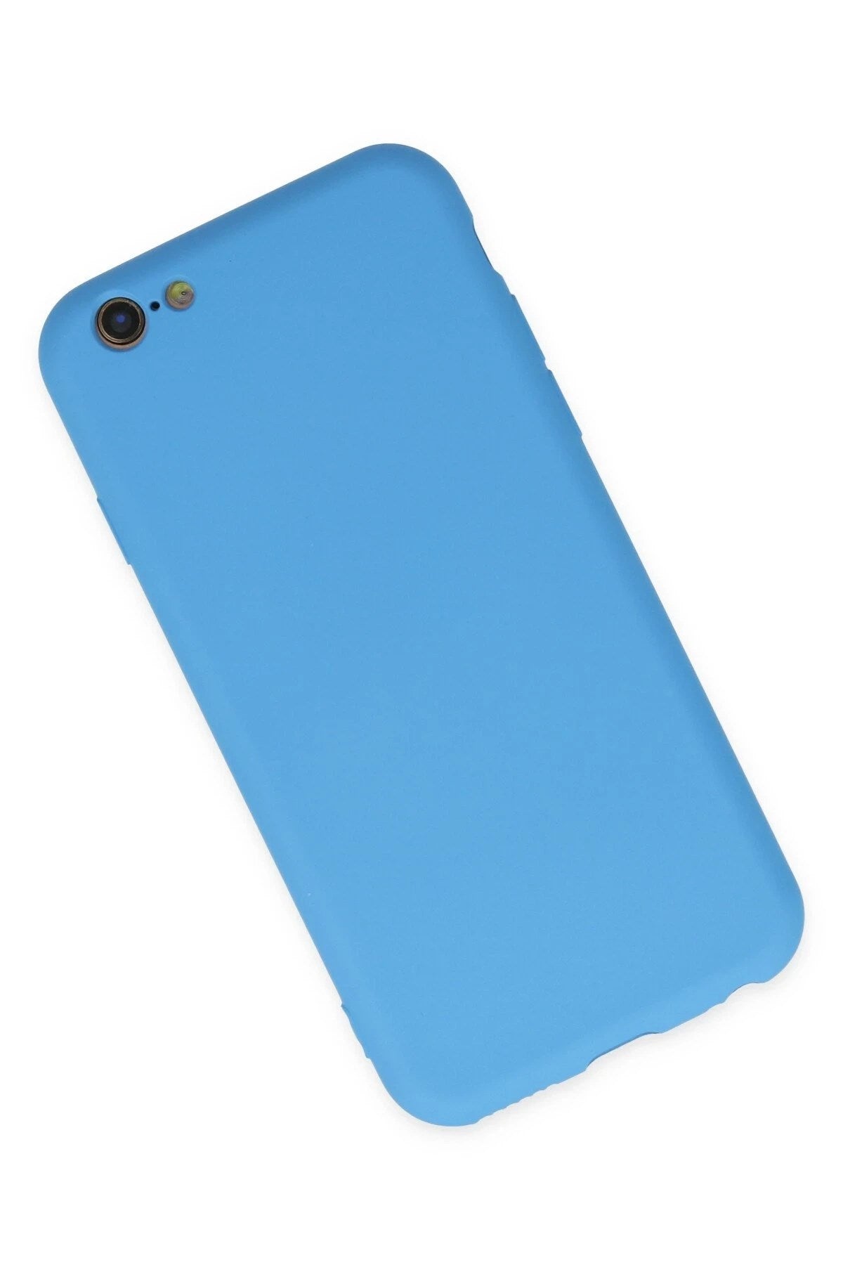 Mey İthalat® iPhone 6 Plus Kılıf Nano içi Kadife Silikon - Mavi