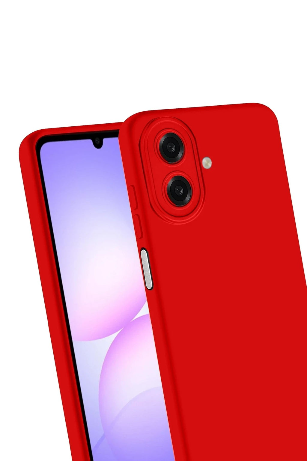 Mey İthalat® Samsung Galaxy A07 4G Nano içi Kadife Silikon - Kırmızı