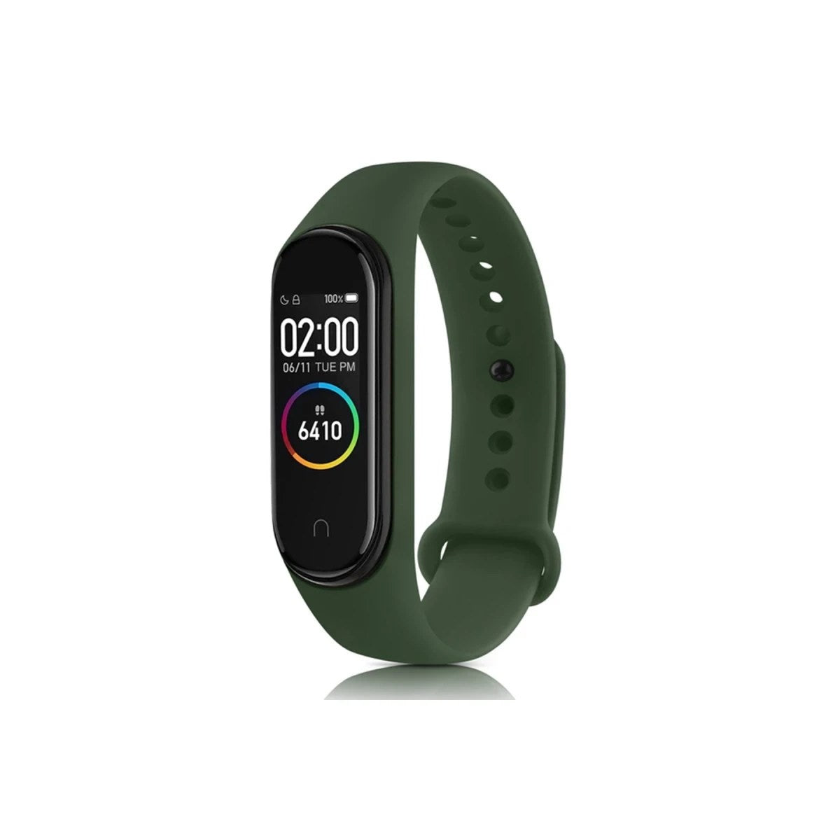 Mey İthalat® Mi Band 7 Klasik Kordon - Haki Yeşil