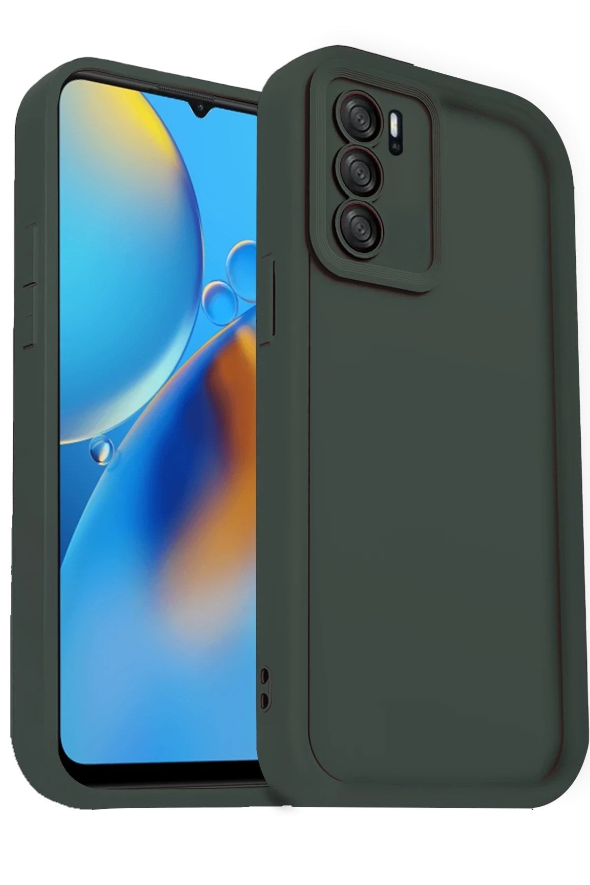 Mey İthalat® A16 Kılıf Viera Silikon - Koyu Yeşil
