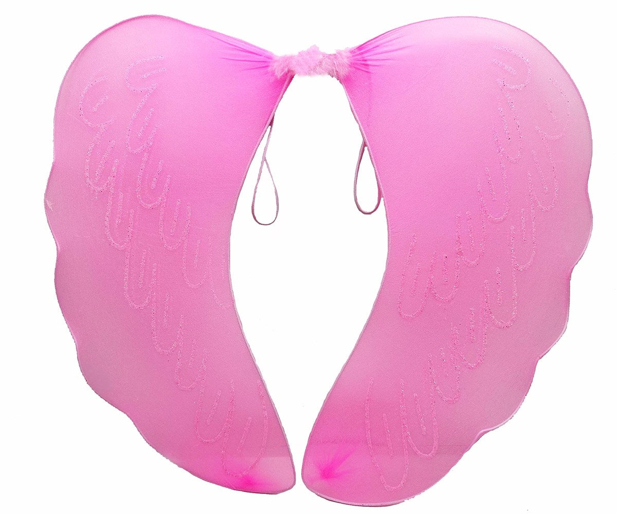 Mey İthalat® Pembe Renk Ortası Pembe Tüylü Tül Peri Kanadı 40x50 cm