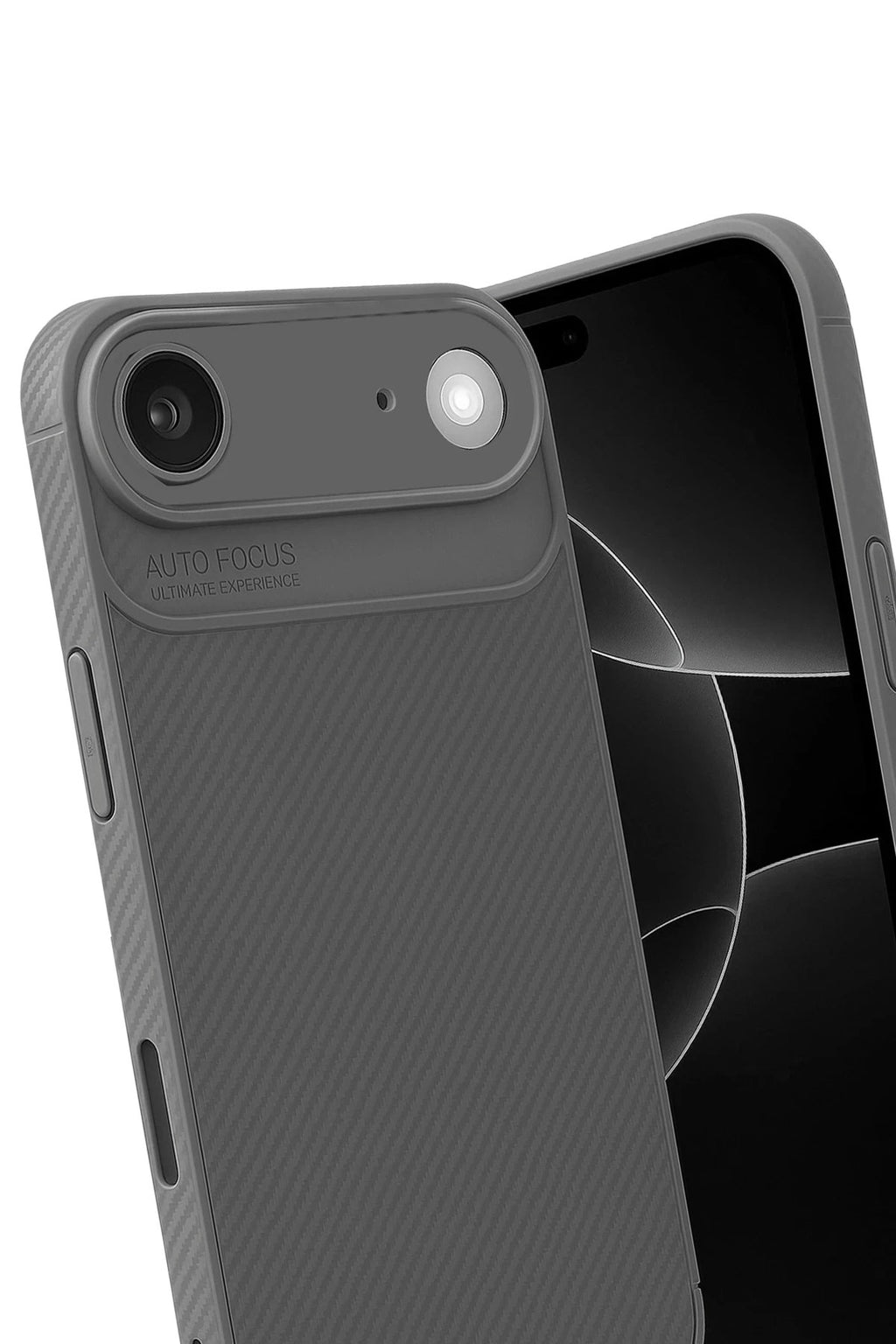Mey İthalat® iPhone 17 Air Auto Focus Karbon Kapak - Gri