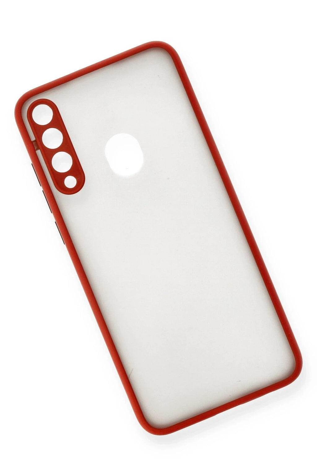 Mey İthalat® Huawei Y6P Kılıf Montreal Silikon Kapak - Kırmızı