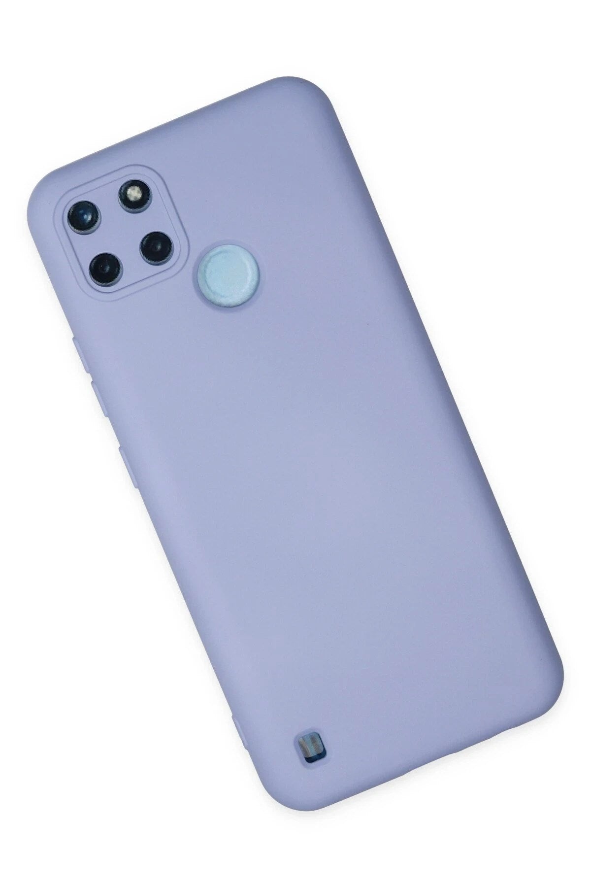 Mey İthalat® Realme C25Y Kılıf Nano içi Kadife Silikon - Lila