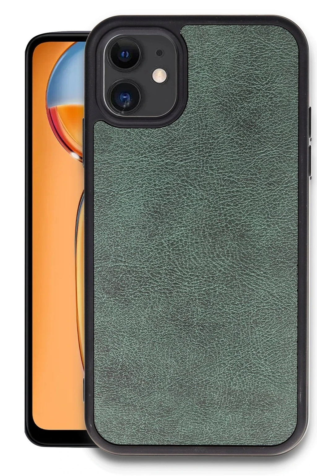 Mey İthalat® iPhone 11 Kılıf Aras Deri Kapak - Koyu Yeşil