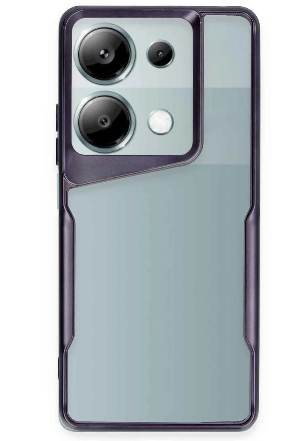 Mey İthalat® Redmi Note 13 Pro 4G Kılıf Boyi Silikon Kapak - Derin Mor