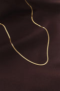 Mey İthalat® Çelik Gold Renk 60 cm İnce İtalyan Zincir Kolye