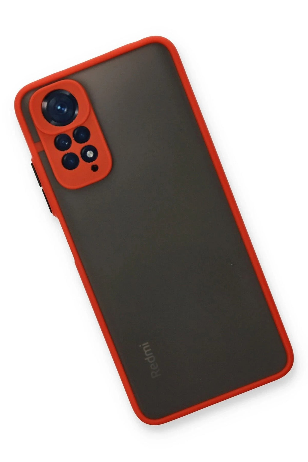 Mey İthalat® Redmi Note 11 Kılıf Montreal Silikon Kapak - Kırmızı