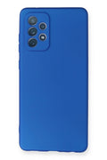 Mey İthalat® Samsung Galaxy A72 Kılıf First Silikon - Mavi