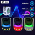 Renkli LED Işıklı Kablosuz Bluetooth Hoparlör | Taşınabilir Mini Ses Bombası