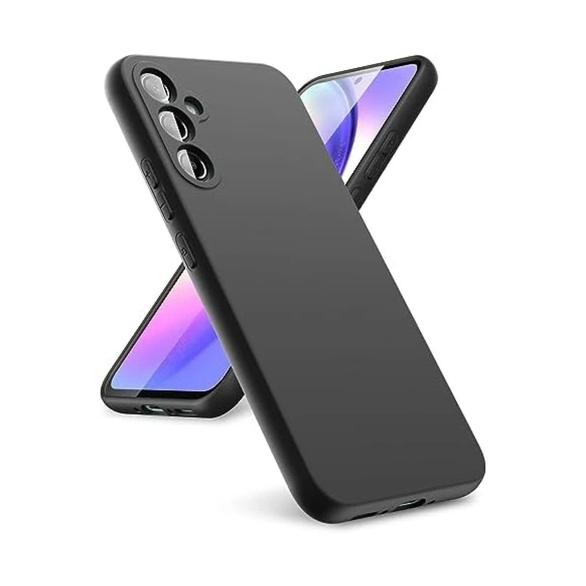 Mey İthalat® Samsung Galaxy A24 4G Kılıf First Silikon - Siyah