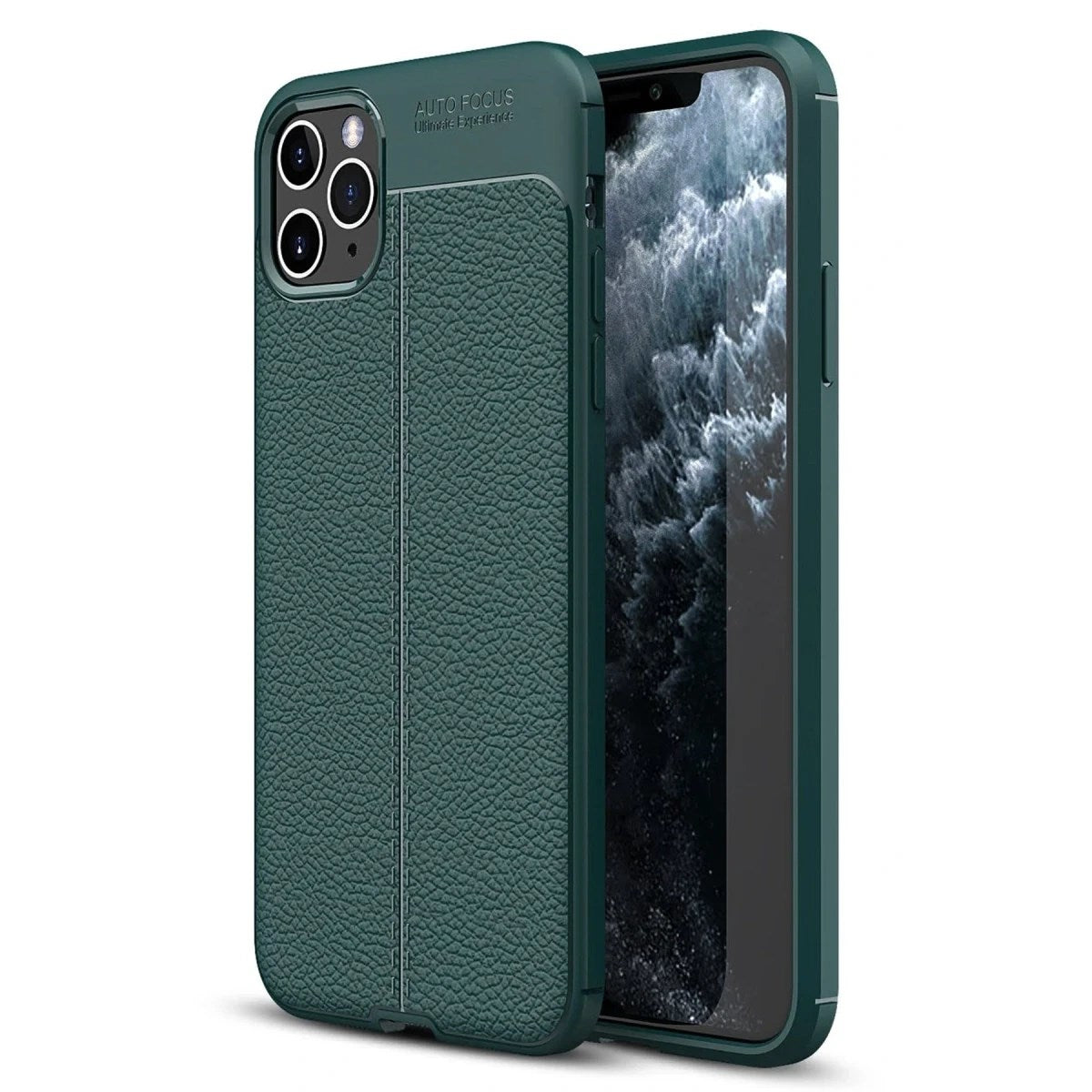 Mey İthalat® iPhone 11 Pro Max Kılıf Auto Focus Kapak - Yeşil