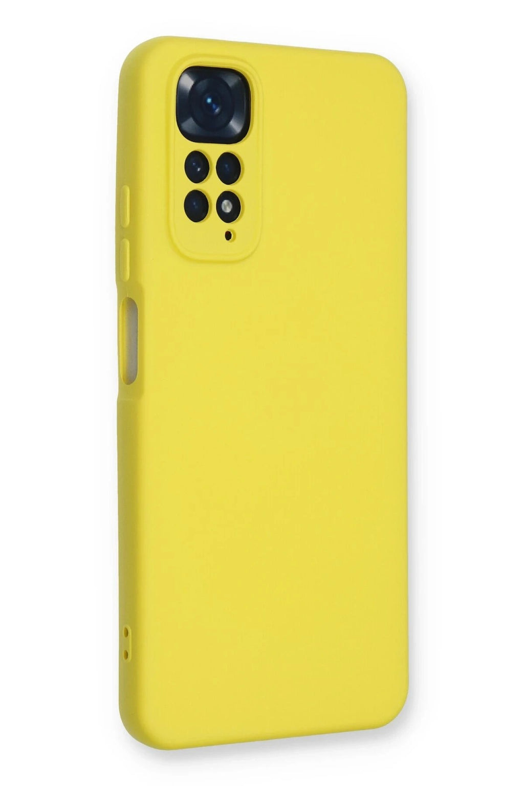 Mey İthalat® Redmi Note 11 Kılıf Nano içi Kadife Silikon - Sarı