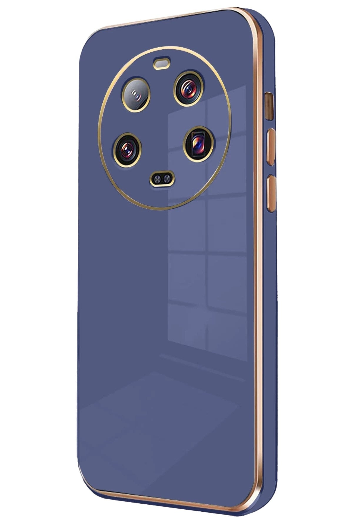 Mey İthalat® Mi 14 Ultra Kılıf Volet Silikon - Mavi