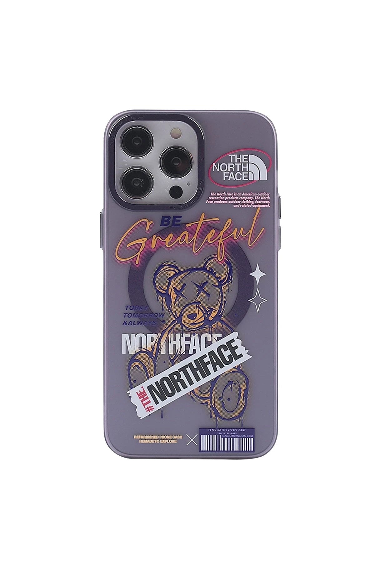 Mey İthalat® iPhone 14 Pro Kılıf Apollo Magneticsafe Desenli Kapak - Apollo Mor - 2