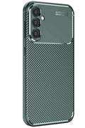 Mey İthalat® Samsung Galaxy S25 Kılıf Auto Focus Karbon Kapak - Koyu Yeşil