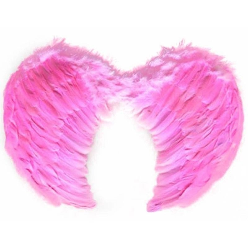 Mey İthalat® Pembe Renkli Orta Boy Çocuk Melek Kanadı 40x60 cm