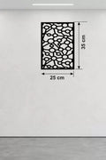 Mey İthalat® Modern Bağlantı Temalı Ahşap Duvar Tablosu - 25x35 cm Lazer Kesim Soyut Pano