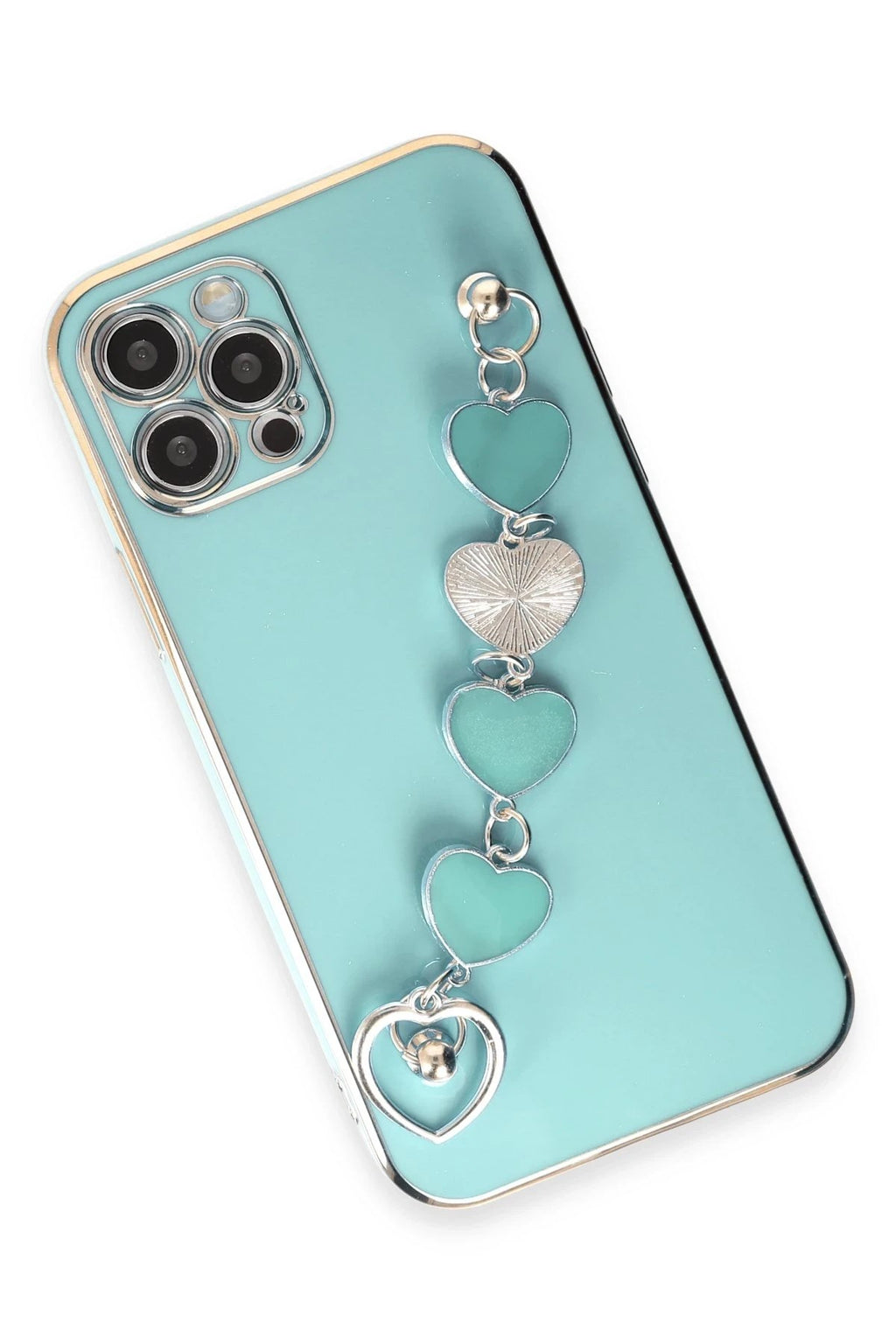 Mey İthalat® iPhone 12 Pro Max Kılıf Esila Silikon - Su Yeşili