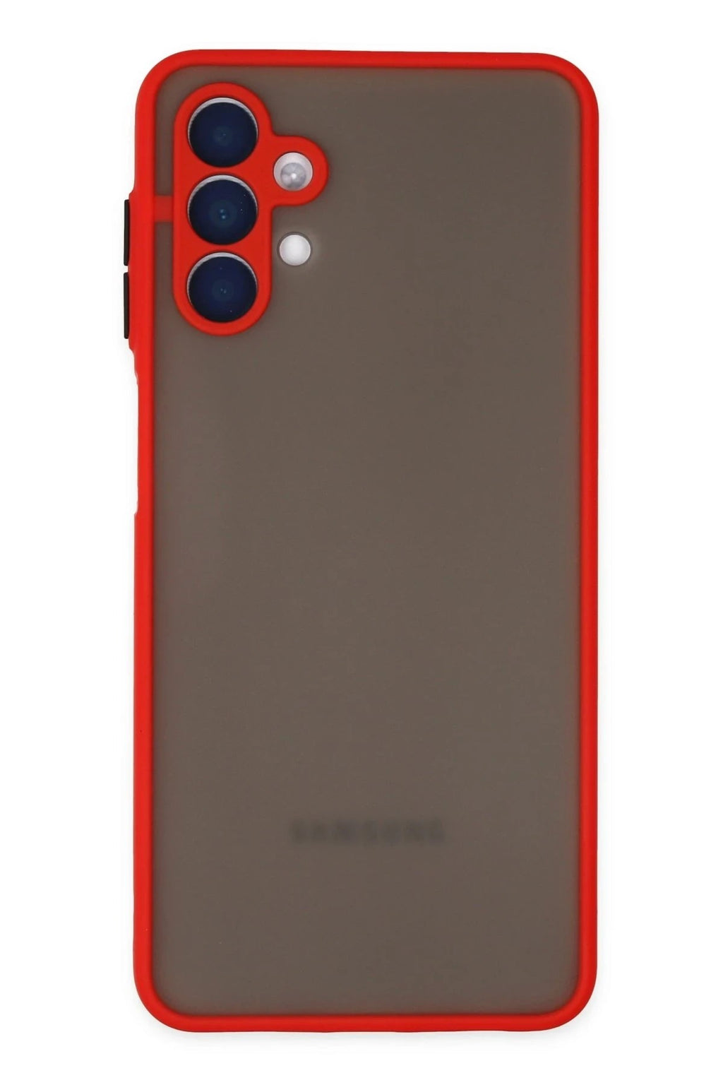 Mey İthalat® Samsung Galaxy A04S Kılıf Montreal Silikon Kapak - Kırmızı