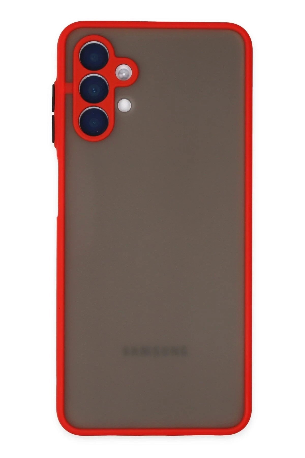 Mey İthalat® Samsung Galaxy A04S Kılıf Montreal Silikon Kapak - Kırmızı