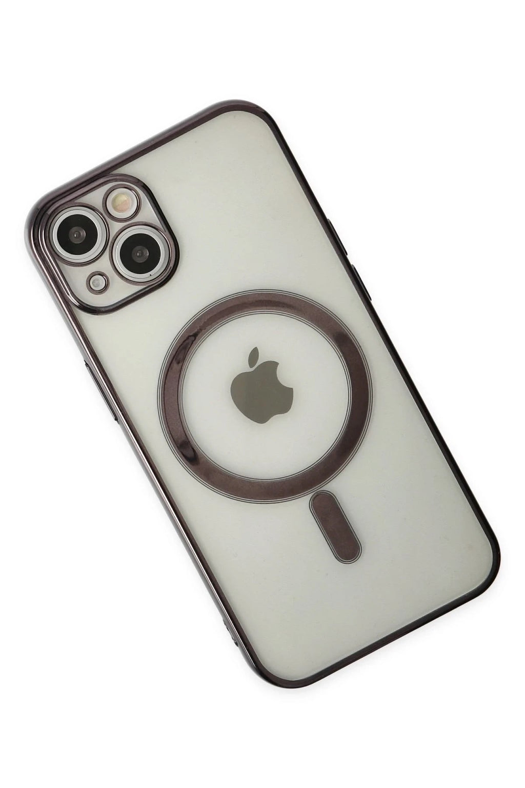 Mey İthalat® iPhone 14 Plus Kılıf Magneticsafe Lazer Silikon - Siyah
