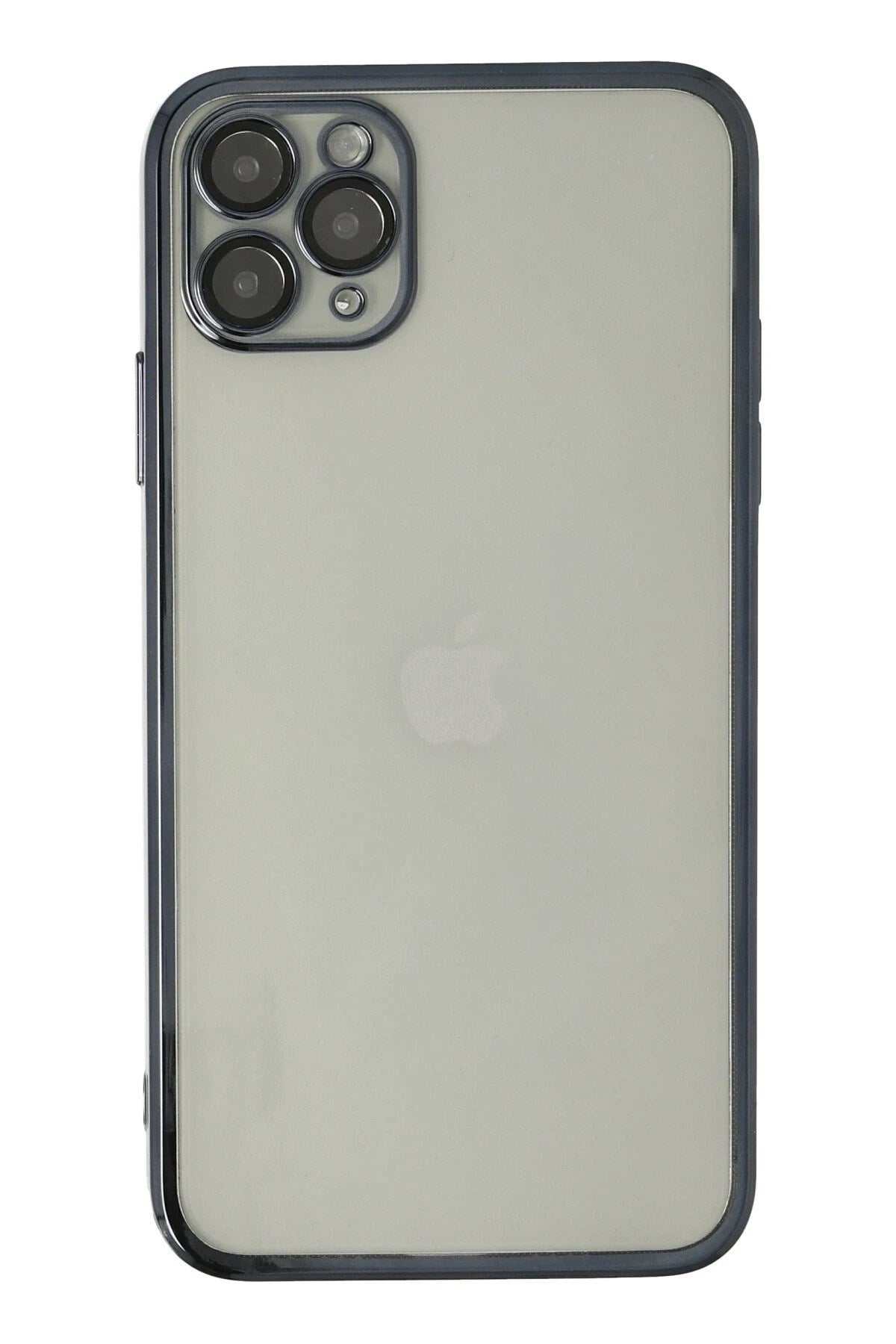 Mey İthalat® iPhone 11 Pro Kılıf Lensli Silikon - Siyah