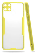 Mey İthalat® Realme C15 Kılıf Platin Silikon - Sarı