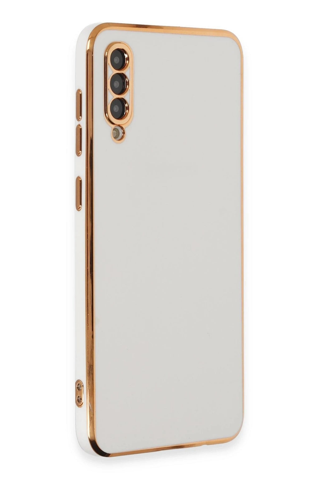 Mey İthalat® Samsung Galaxy A50 Kılıf Volet Silikon - Beyaz
