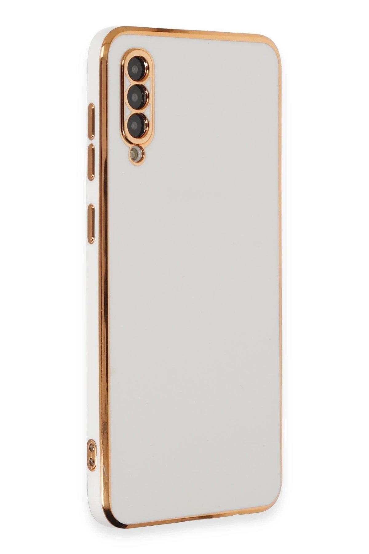 Mey İthalat® Samsung Galaxy A50 Kılıf Volet Silikon - Beyaz