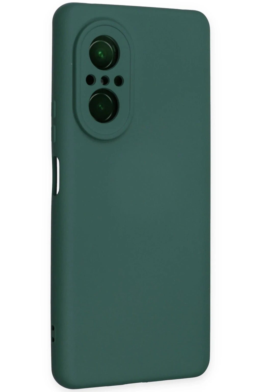 Mey İthalat® Huawei Nova 9 SE Kılıf Nano içi Kadife Silikon - Koyu Yeşil