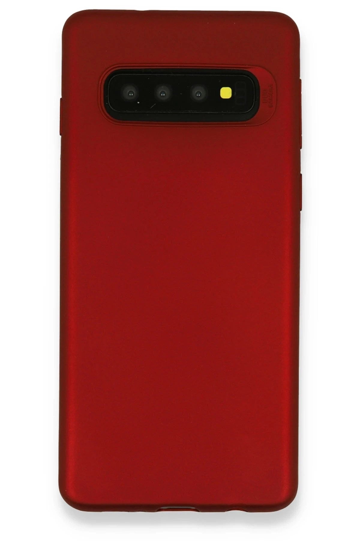 Mey İthalat® Samsung Galaxy S10 Plus Kılıf First Silikon - Bordo
