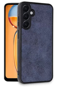 Mey İthalat® Samsung Galaxy A36 Kılıf Aras Deri Kapak - Lacivert