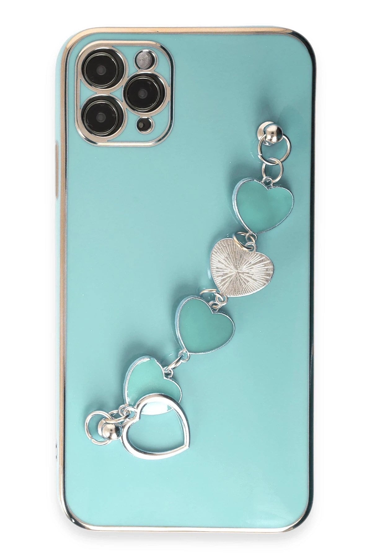 Mey İthalat® iPhone 11 Pro Max Kılıf Esila Silikon - Su Yeşili