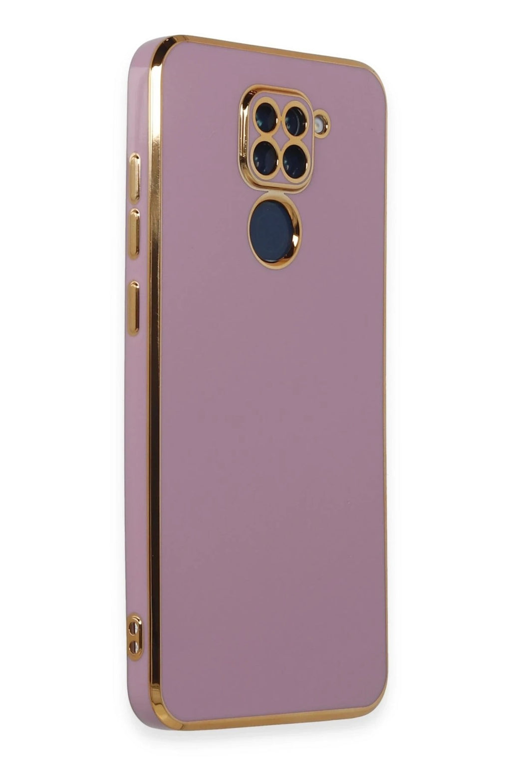 Mey İthalat® Redmi Note 9 Kılıf Volet Silikon - Mor