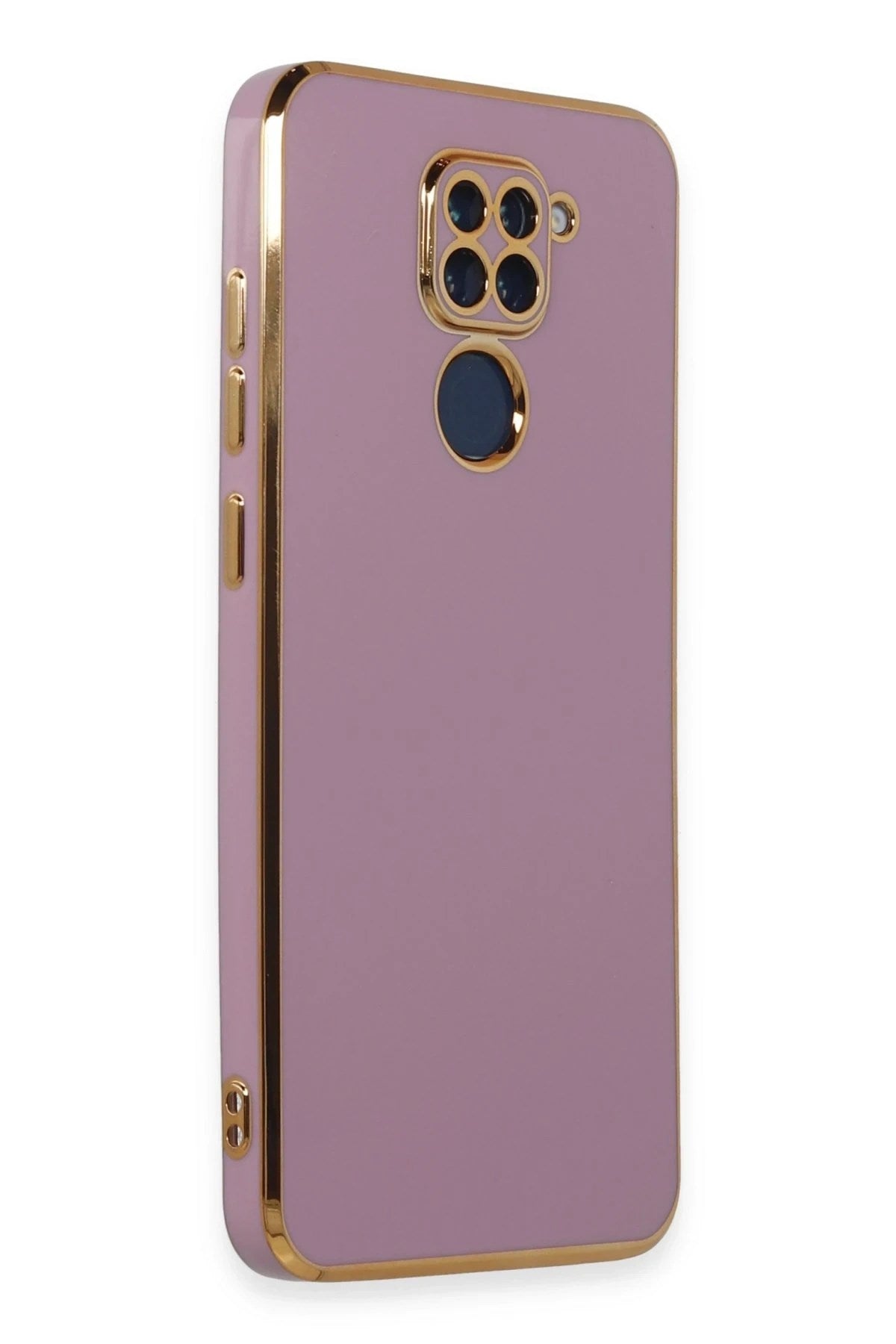 Mey İthalat® Redmi Note 9 Kılıf Volet Silikon - Mor